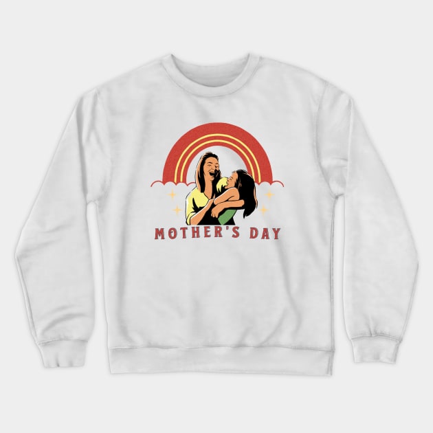 Mom and child Crewneck Sweatshirt by pokymike